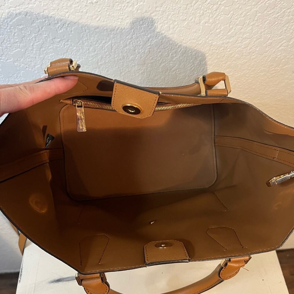 Michael Kors Greenwich large vanilla MK logo handbag crossbody Casual Office - Picture 6 of 12